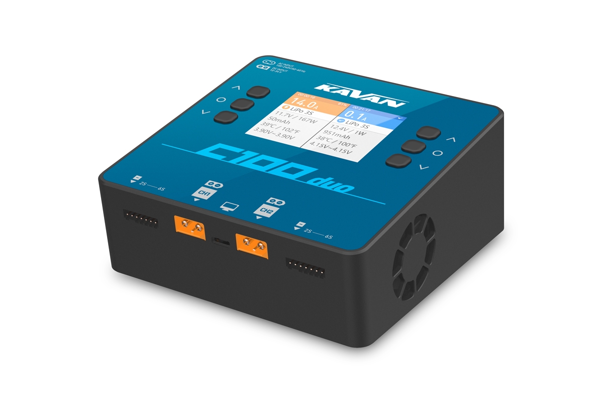 kavan c100 duo balanced charger 2x 500w kavan c100 duo balanced charger 2x 500w