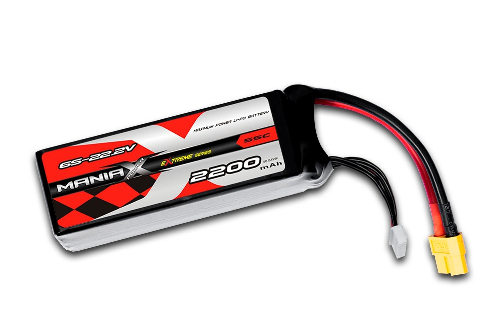maniax lipo 22.2v 2200mah 55c maniax lipo 22.2v 2200mah 55c