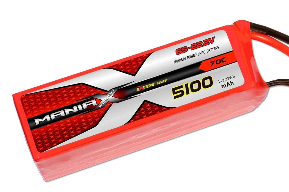 maniax lipo 22.2v 5100mah 70c maniax lipo 22.2v 5100mah 70c
